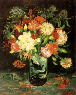  fleurs - Vase aux Oeillets 2 Vincent van Gogh Fleurs impressionnistes